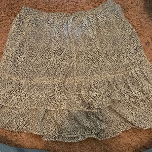 cheetah print skirt